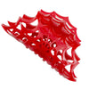 Spiderweb Hair Claw Clip Red