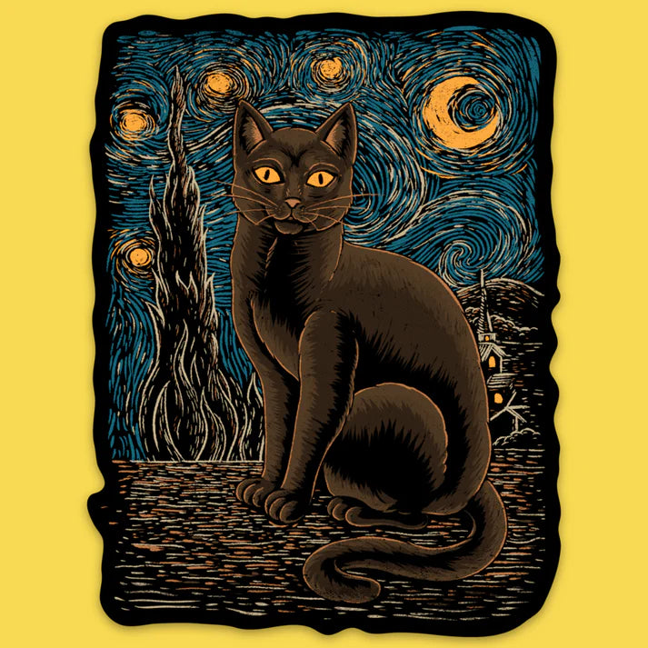 Starry Cat Sticker