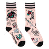 Tattooed Lady Crew Socks