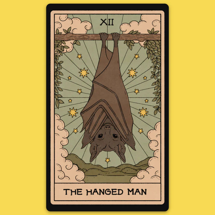 The Hanged Man Tarot Sticker – ShirtsNThingsAZ