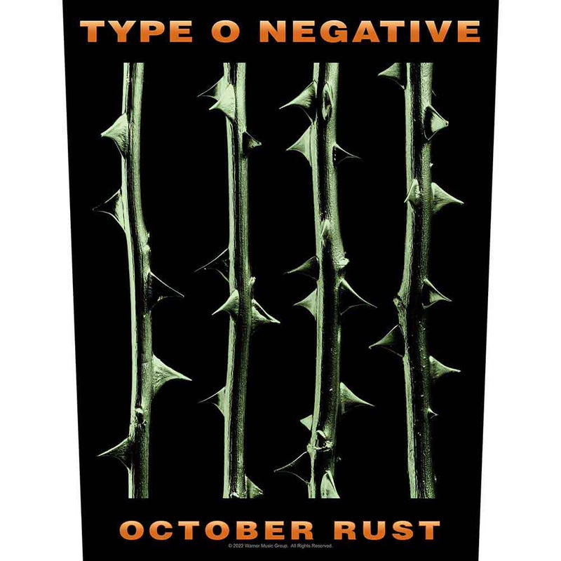 Type O Negative October Rust Back Patch