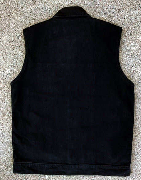 (Battle Vest) Black Denim Vest