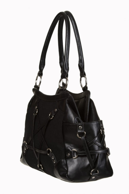 Stand Still Black Pentagram Bag