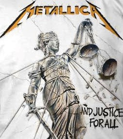 Metallica And Justice on White – ShirtsNThingsAZ