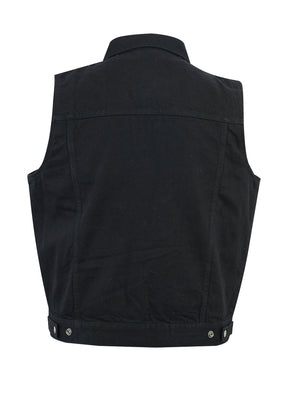 Black Denim Vest (BattleVest)